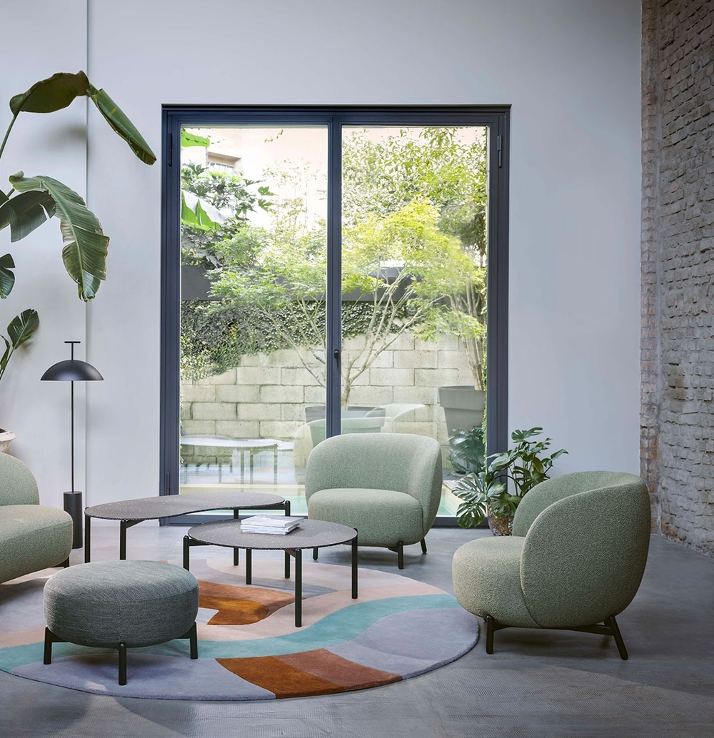 Оттоманка cobble graphite