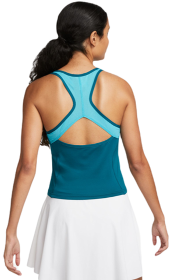 Женский топ теннисный Nike Court Dri-Fit Slam Top - Бирюзовый