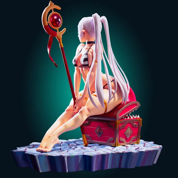 Frieren on the Chest with NSFW ver. - Sousou no Frieren