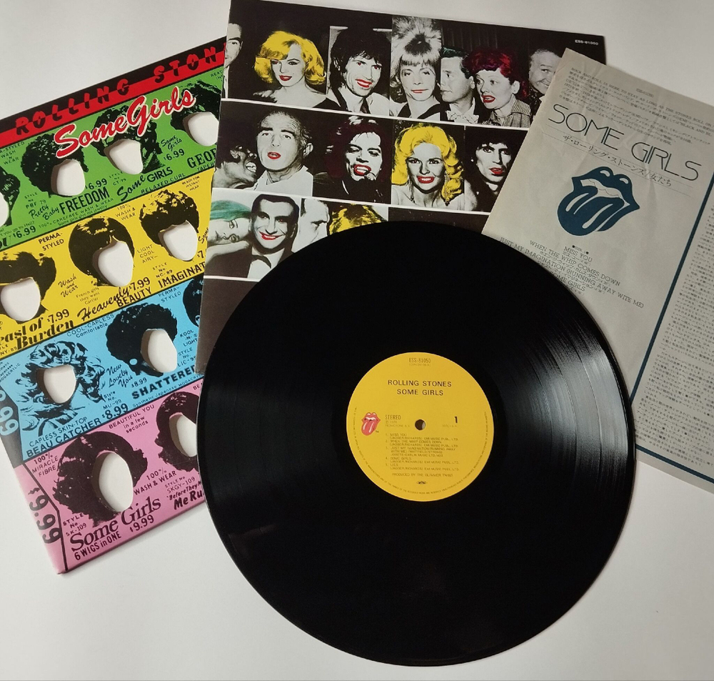 Винтажная виниловая пластинка LP The Rolling Stones Some Girls (Japan 1978) (No Obi) When The Whip Comes Down