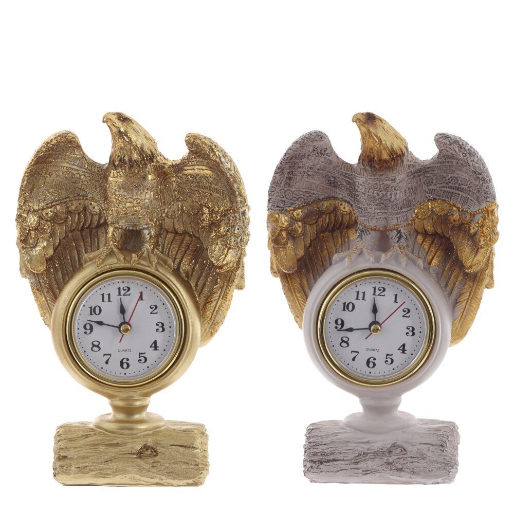 GAEM Фигурка декоративная "Орел" с часами, L13 W6 H21 см, 2в.