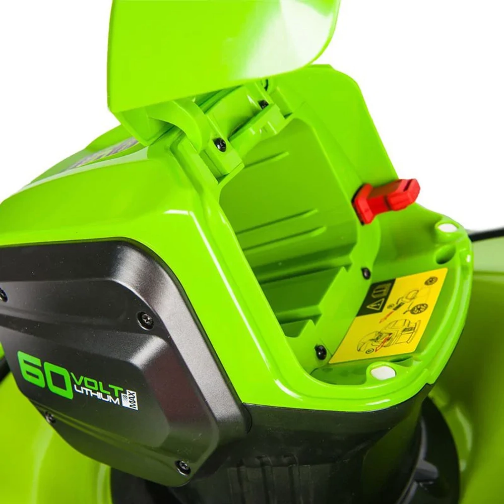 Аккумуляторная газонокосилка Greenworks GD60LM46HPK5 60В (1 x 5 Ач, ЗУ) нож 46 см, 2502807UG