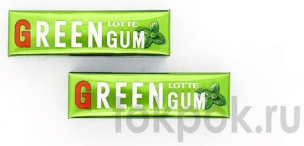 Жевательная резинка Lotte Green Gum c мятой