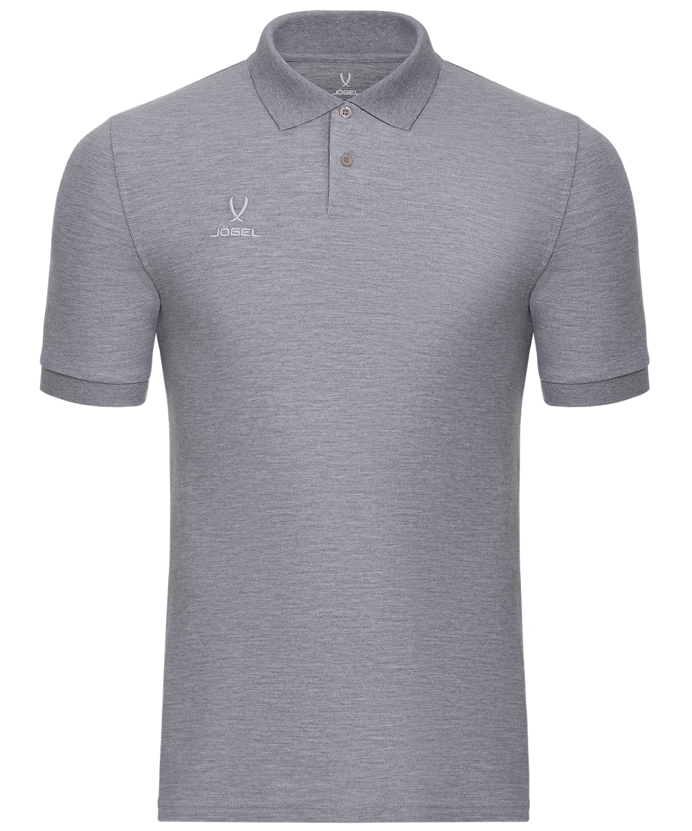 Поло ESSENTIAL Cotton Polo 23, серый меланж