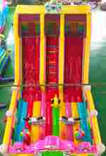 Коммерческий надувной батут "Мишки и дети", 10*6*6 м