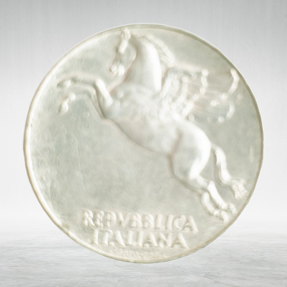 Italy 10 Lire 1950 R "Pegasus and Olive Branch", VF
