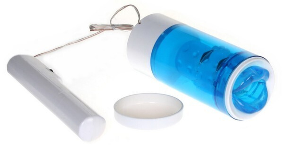 Оростимулятор MTX 1 Robotic Mouth ( 20 см , прозрачный матовый ) (Цвет: голубой)