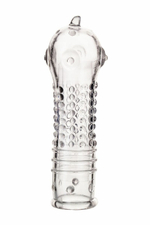 Прозрачная закрытая насадка на пенис TOYFA A-Toys - 14,7 см. (Цвет: прозрачный)