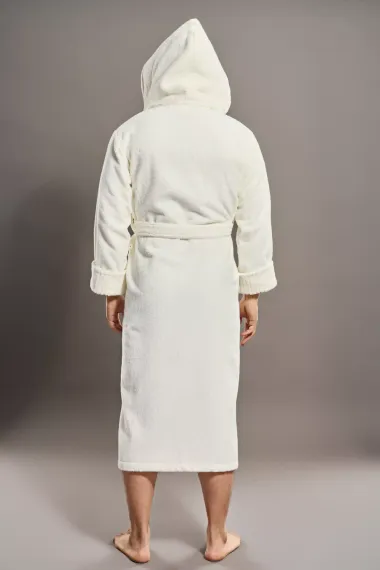 Халат мужской махровый 1430 кремовый Nusa Турция