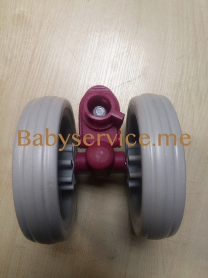 Колесо Happy Baby Twiggy переднее бордо