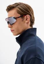 Спортивные очки с диоптриями 100% Slendale / Gloss Carbon Fiber / HiPER Crimson Silver Mirror