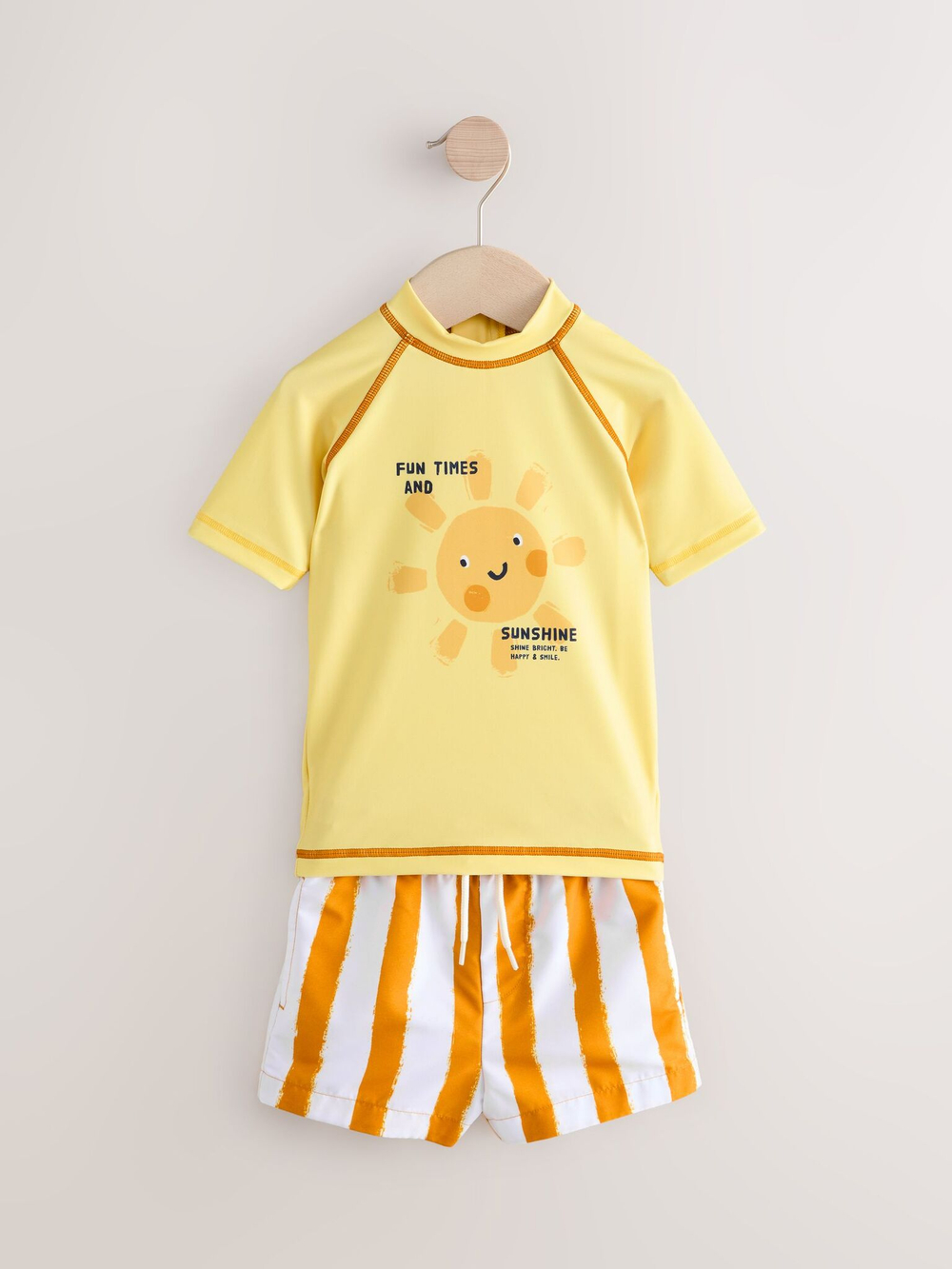 Костюм плавательный раздельный для мальчика Next E22-300, Желтый