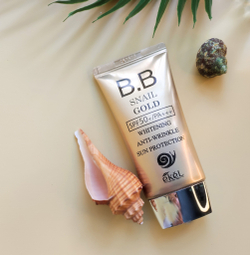 BB крем антивозрастной с муцином улитки и золотом EKEL BB SNAIL GOLD CREAM SPF 50+/PA+++, 50 мл