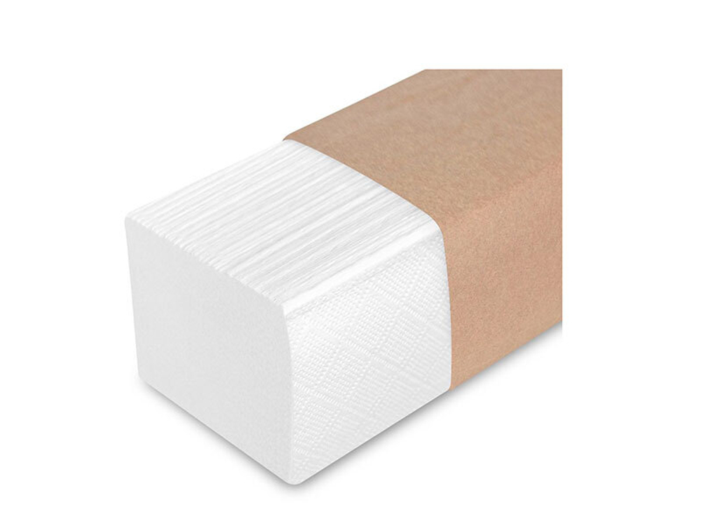 Полотенца бумажные листовые V-сложение 1сл, 23х21 см, 25 г/м2, 250 л/уп, арт.БС-1-250-VП, Россия