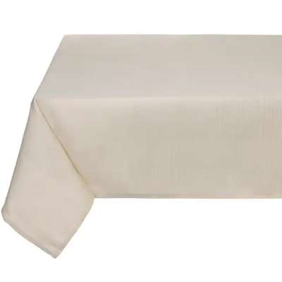 Скатерть 147*183 см «HOME», водоотталкивающая, цвет бежевый