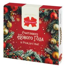 Конфеты &quot;Трюфель капучино&quot; в новогоднем оформлении 360г. Коммунарка - купить не дорого с доставкой по Москве