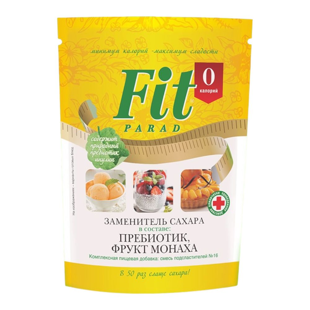 Заменитель сахара Fit Parad №16 c ло хан го, 200 г (ФитПарад)