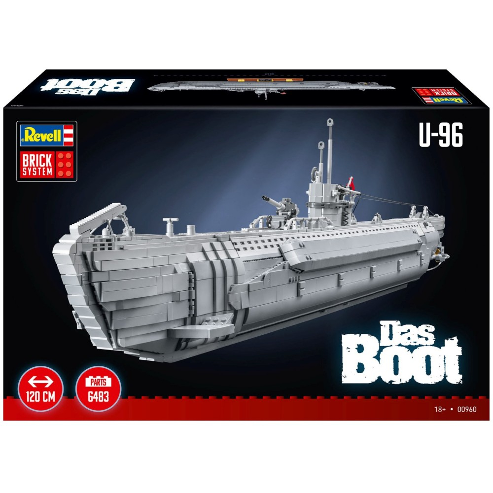 Revell Brick System - Подводная лодка DAS BOOT U-96 1:56 Модель для сборки 00960