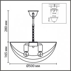 Подвесная люстра Lumion NEOCLASSI 8377/5