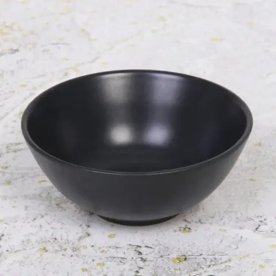 Салатник керамический 250мл «Матовая глазурь» серая 12*5см