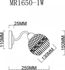 Бра MyFar Frank MR1650-1W