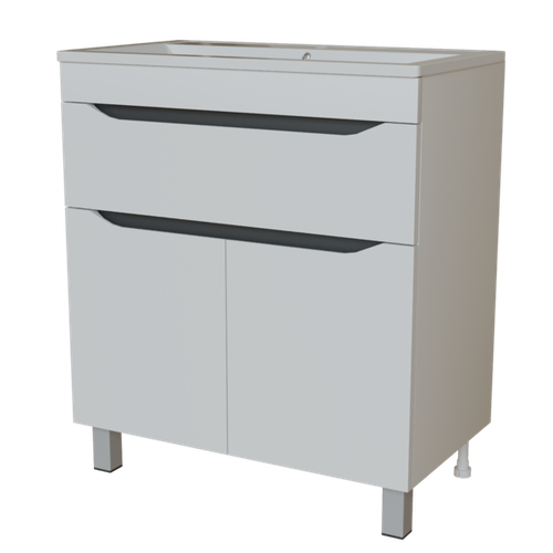 Тумба д/ванной "Лайн-70" 1 ящик под раковину Марго-70 (MIXLINE) (ПВХ)