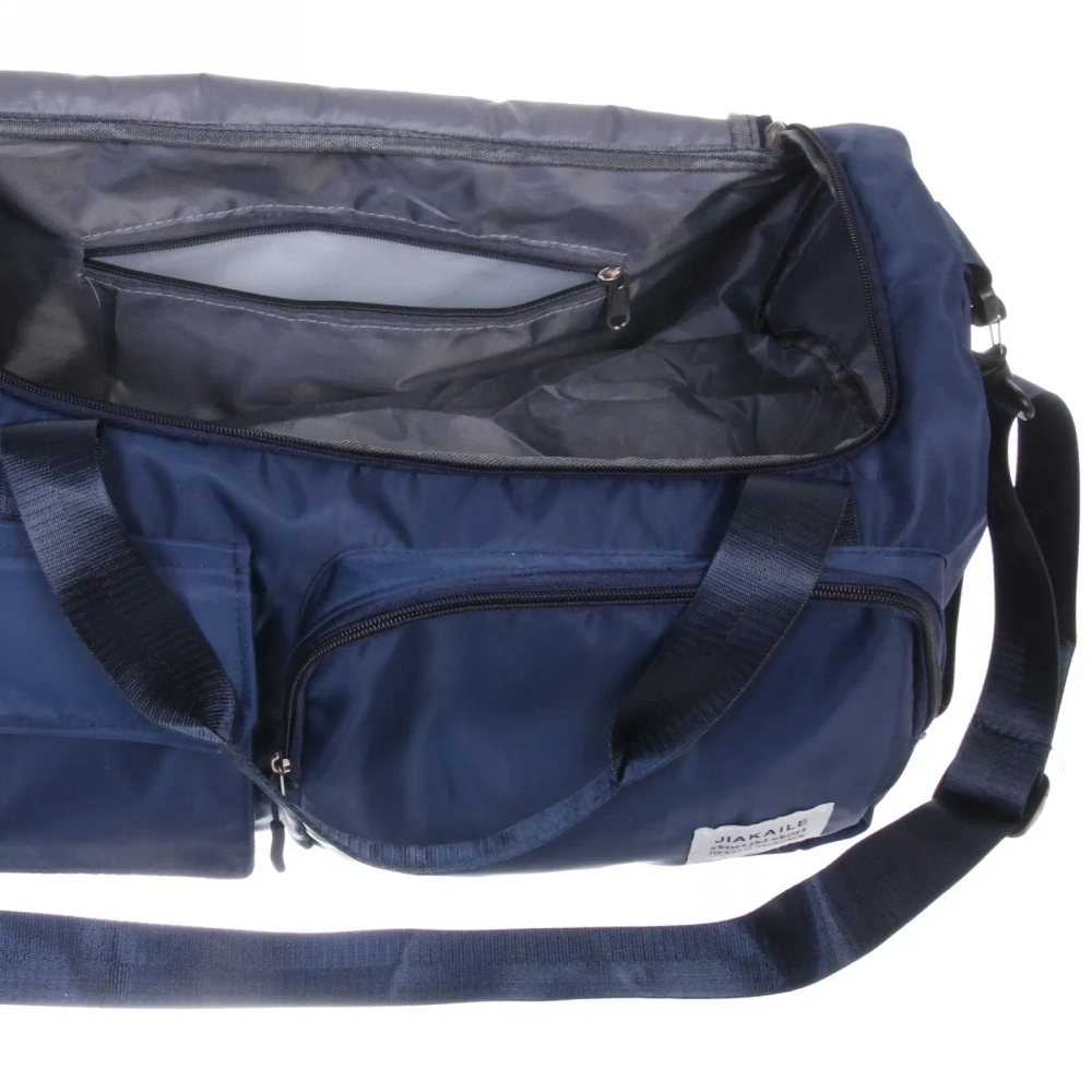 Сумка спортивная «City-sport», водонепроницаемый отдел + 2 кармана + отдел под обувь, цвет синий, 49*21*29см