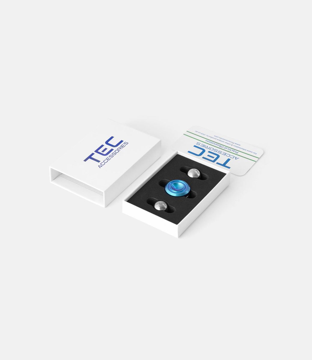 TEC The Original Orbiter Blue Raspberry — игрушка-антистресс из титана