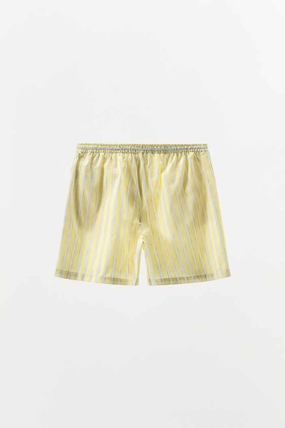 ZARA ПОЛОСАТЫЕ ПИЖАМНЫЕ БЕРМУДЫ, ЖЕЛТЫЙ
