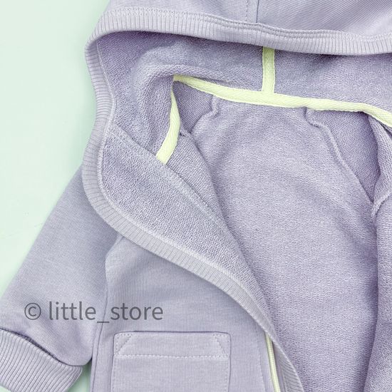Комбинезон из футера "Simple" Лаванда