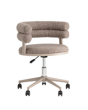 Стул офисный Ponty светло-коричневый бежевые ножки