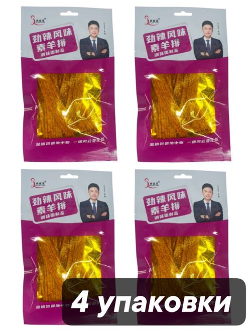 Острые мучные полоски Yu Jin Long Бараньи рёбра 76 г x 4 шт