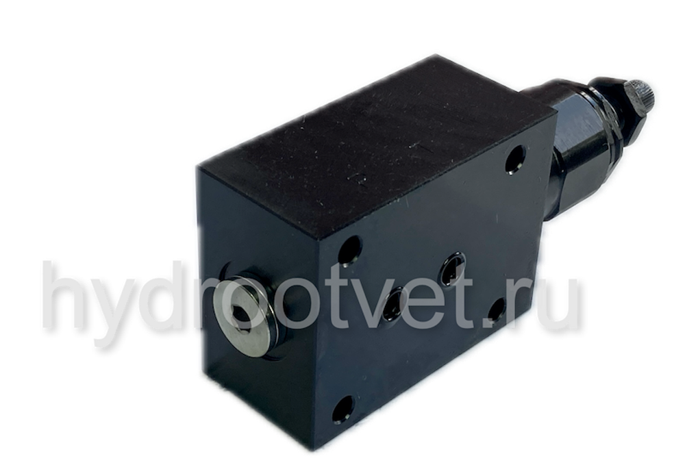 DBDH6P1X/400 - Предохранительный клапан прямого управления Ду6, давление регулировки до 400 бар, тип монтажа - на плиту, элемент регулировки H = рукоятка