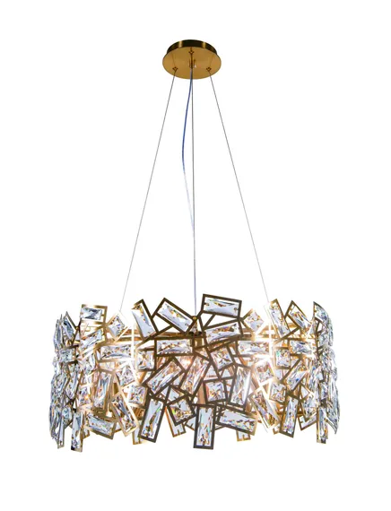 6031P/8A PLATING BRASS+CLEAR (1) Люстра NW