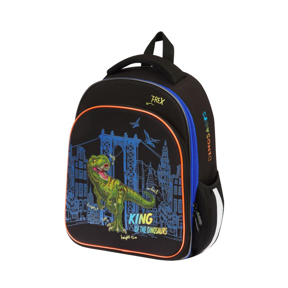 Ранец Berlingo Expert Plus T-Rex style 38*28*16см, 2 отд., с анатомической спинкой