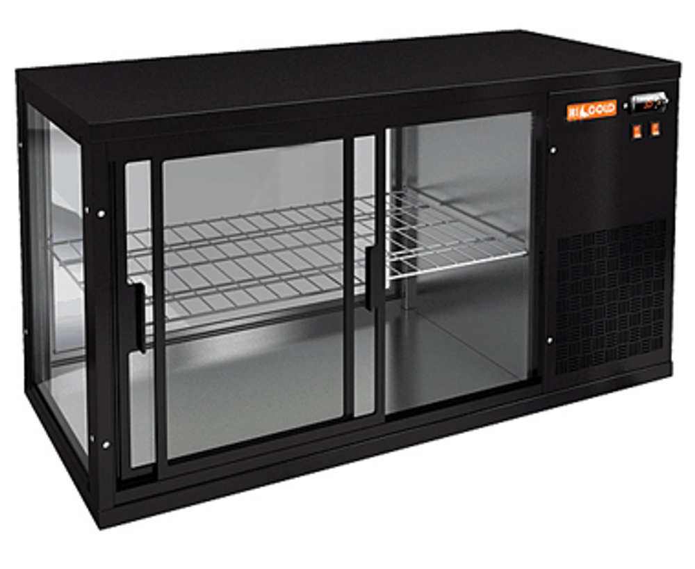 Витрина холодильная HICOLD VRL 1100 R Black