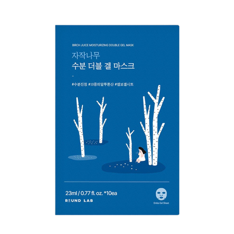 Round Lab Birch Juice Moisturizing Double Gel Mask 1шт/23ml