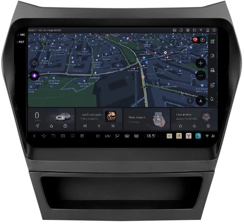 Магнитола для Hyundai Santa Fe 2012-2018 - Carmedia OL-9703 QLed+2K, Android 13, UIS7870 (DUDU7), CarPlay, SIM-слот