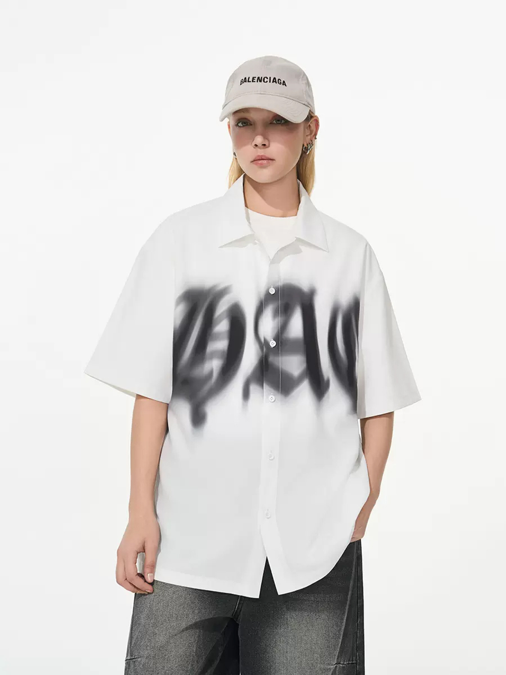 Рубашка HARSHandCRUEL "Phantom Logo" Short Sleeve Shirt