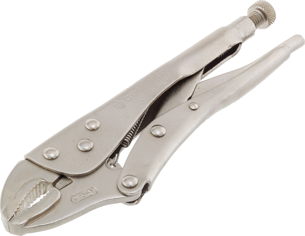 Клещи зажимные с фиксатором и регулировкой