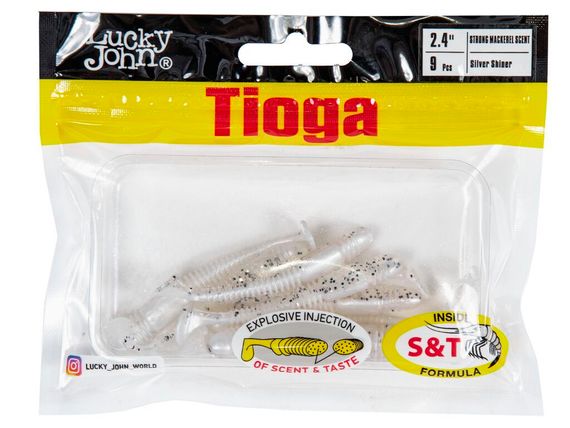 Виброхвосты съедоб. искусст. LJ Pro Series TIOGA 2.4in (06.20)/Z02 9шт.