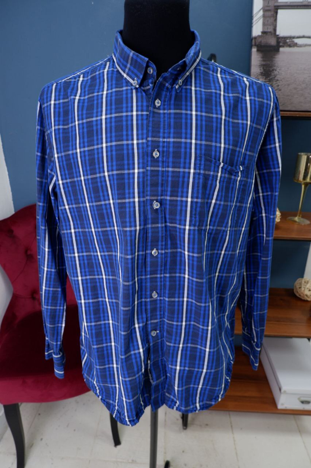 Рубашка Dacks в клетку 60 размер