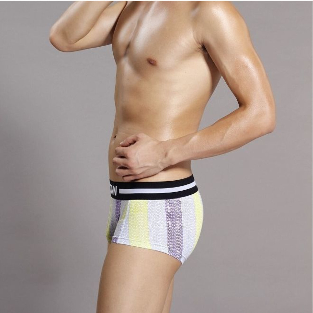 Мужские трусы хипсы GMW White Purple Hips