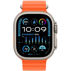 Умные часы Apple Watch Ultra 2 49mm Titanium Orange Ocean Band (MRF83)