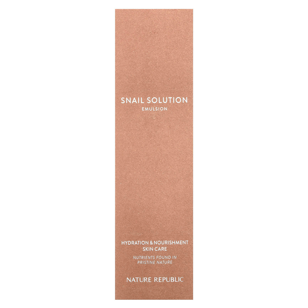 Nature Republic, Snail Solution, эмульсия, 120 мл (4,05 жидк. унции)