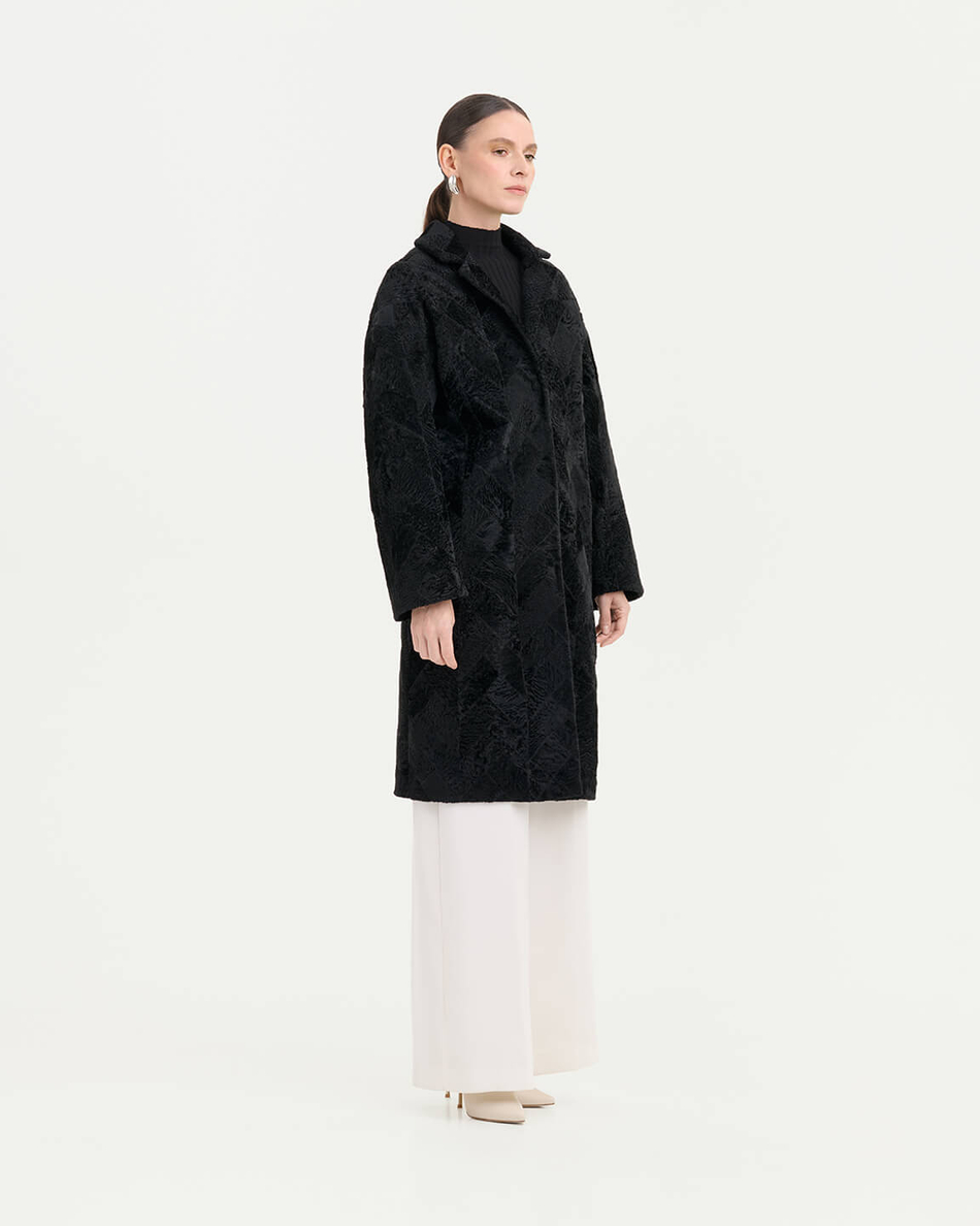 Полупальто из астрагана