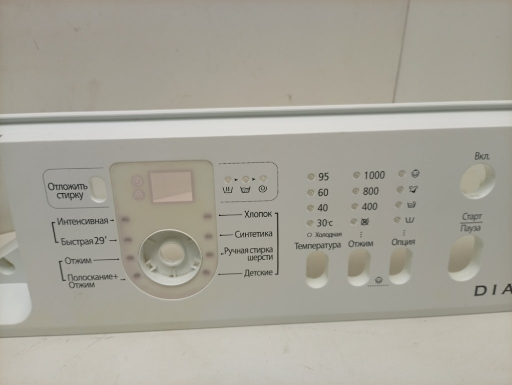 WF8590NMW8 кт51 Лицевая панель для стиральной машины Samsung DC64-02887A б/у