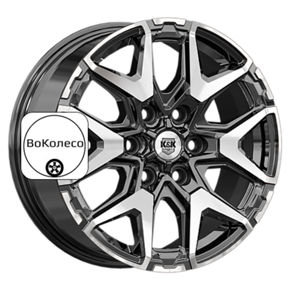 7,5x18/6x114,3 ET46 D67,1 Гангут (КС1176) Алмаз черный K&K