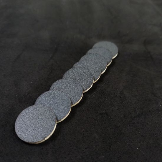 Сменные файлы Unipilka на PODO диск d14 PRO 1мм, черные 100грит, 25 шт