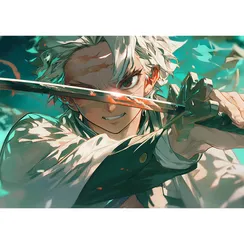 Постер Sanemi Furious - Demon Slayer